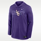 LSU Dugout Men's Nike Dri-FIT College Long-Sleeve Hooded Top
