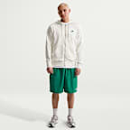 Sudadera con gorro de cierre completo de French Terry para hombre Nike Sportswear Club