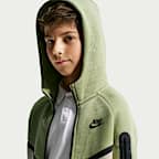 Nike Sportswear Tech Fleece Big Kids' Full-Zip Hoodie