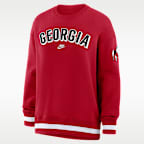 Georgia Legacy Phoenix Women's Nike College Oversized Pullover Crew