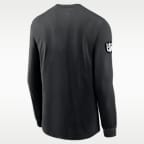 New York Jets Sideline Team Issue Men's Nike Dri-FIT NFL Long-Sleeve T-Shirt
