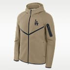 Los Angeles Dodgers Tech Fleece Windrunner Men's Nike MLB Full-Zip Hooded Jacket