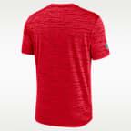 Playera Nike Dri-FIT de la NFL para hombre Kansas City Chiefs Sideline Team Issue Velocity