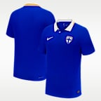 Jersey de fútbol Nike Aero-FIT Authentic para hombre Finland 2026 Match Away