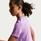 Nike Tempo Older Kids' (Girls') Dri-FIT Short-Sleeve Top