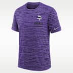 Minnesota Vikings Sideline Team Issue Velocity Big Kids' Nike Dri-FIT NFL T-Shirt