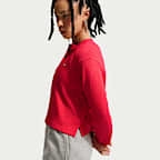 Nike Sportswear Chill Waffle Women's Oversized Long-Sleeve Henley Top