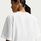 Playera de corte cuadrado para mujer Nike Cheer