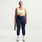 Leggings de tiro alto de 7/8 con bolsillos para mujer (talla grande) Nike One