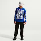 Playera de manga larga Dri-FIT Tiger Mountain para niños talla grande ACG