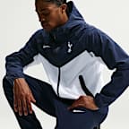 Tottenham Hotspur Tech Windrunner Nike Tam Boy Fermuarlı Dokuma Erkek Futbol Ceketi