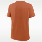 Playera universitaria Nike para mujer Texas Arch Logo