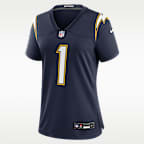 Quentin Johnston Los Angeles Chargers Women’s Nike NFL Game Jersey