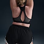 Short de running taille mi-haute avec sous-short intégré Dri-FIT 8 cm Nike Tempo pour femme (grande taille)