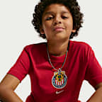 Playera de futbol Nike para niños talla grande C.D. Guadalajara