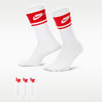 Meias de cano médio Nike Everyday Elevated (3 pares)
