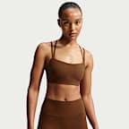 Bra deportivo de baja sujeción con almohadillas para mujer Nike Zenvy Strappy