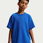 Playera de entrenamiento de manga corta Nike Pro Dri-FIT para niño talla grande