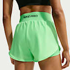 Nike Pro Sculpt Dri-FIT 2-in-1-Shorts mit hohem Bund (ca. 7,5 cm, Damen)