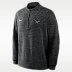 Sudadera Nike Therma-FIT de la NFL de medio cierre para hombre Philadelphia Eagles Par