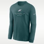 Philadelphia Eagles Team Issue Men's Nike Dri-FIT NFL Long-Sleeve T-Shirt