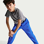 Pants de tejido Fleece Dri-FIT para niño talla grande Nike Pro