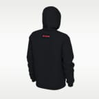 Sudadera con gorro sin cierre Nike de la WNBA para hombre Indiana Fever Club Fleece