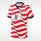Brenden Aaronson USMNT 2026 Match Home Men's Nike Aero-FIT Soccer Jersey