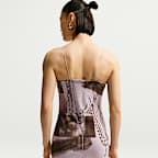 Vestido tipo blusón de tela de minicanalé ajustado para mujer Nike Sportswear Chill Knit