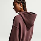 Sweat à capuche court et oversize Nike Sportswear Phoenix Fleece pour femme