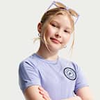 Haut à manches courtes côtelé Nike Sportswear pour ado (fille)