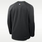 Sudadera de cuello redondo sin cierre Nike Dri-FIT para hombre New York Mets Authentic Collection