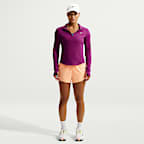 Playera de correr Dri-FIT UV de cierre de 1/4 para mujer Nike Swift