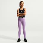 Nike Pro leggings med mellomhøyt liv til jente