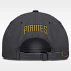 Gorra de rejilla Nike de la MLB ajustable para hombre Pittsburgh Pirates City Connect Club