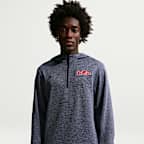 Sudadera con gorro de entrenador de básquetbol para hombre Ole Miss Rebels Nike NCAA