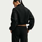 나이키 스튜디오 플리스 플러시 여성 미드라이즈 와이드 레그 팬츠