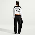 Nike Sportswear Women's Oversized Long-Sleeve Cropped Jersey