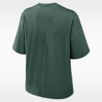 Green Bay Packers Essential Script Boxy Women's Nike NFL T-Shirt