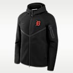 Detroit Tigers Tech Fleece Windrunner Men's Nike MLB Full-Zip Hooded Jacket