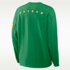 Playera de manga larga universitaria Nike para hombre Oregon Academic Max90 Pocket