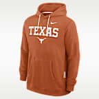 Sudadera con gorro sin cierre universitaria Nike Dri-FIT para hombre Texas Sideline
