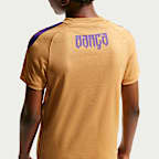 F.C. Barcelona Strike Away Older Kids' Kobe Dri-FIT Football Short-Sleeve Top