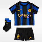Inter Milan 2026 Stadium Home Baby/Toddler Nike Football Replica 3-Piece Kit