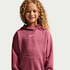Sudadera con gorro sin cierre de tejido Fleece Studio para niños talla pequeña Nike Sportswear