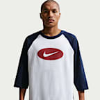 Nike Club Men's 3/4-Sleeve Raglan Top