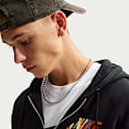 Sudadera con gorro de tejido Fleece de cierre completo para hombre Nike Club