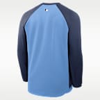 Tampa Bay Rays Authentic Collection Men's Nike Dri-FIT Pullover Crew