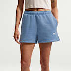 Shorts de tiro medio para mujer Nike Studio Fleece Medium Weight