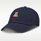 Gorra ajustable universitaria Nike Arizona Primetime Club para hombre